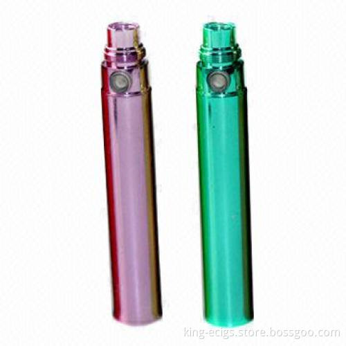 Model ego colorful batteries with 650mAh/900mAh/1100mAh capacity